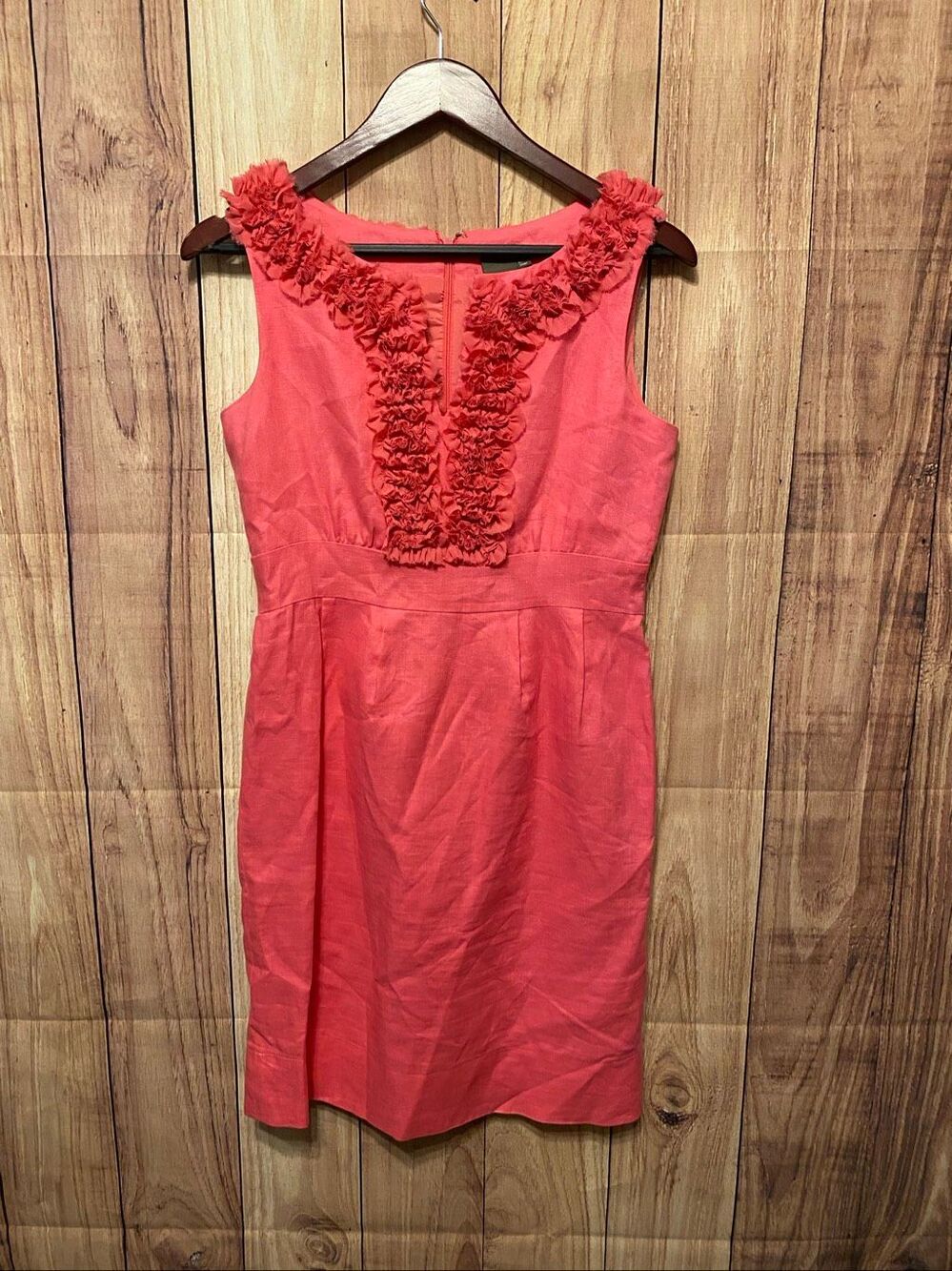 Taylor size 4 pink Linen dress
